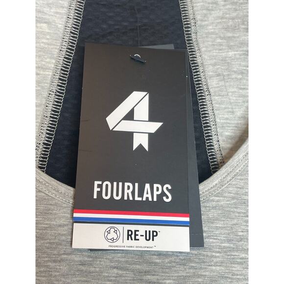 Fourlaps Womens Surge Tank Top Heather Gray Size Large Pullover Scoop Neck NWT - Picture 5 of 7